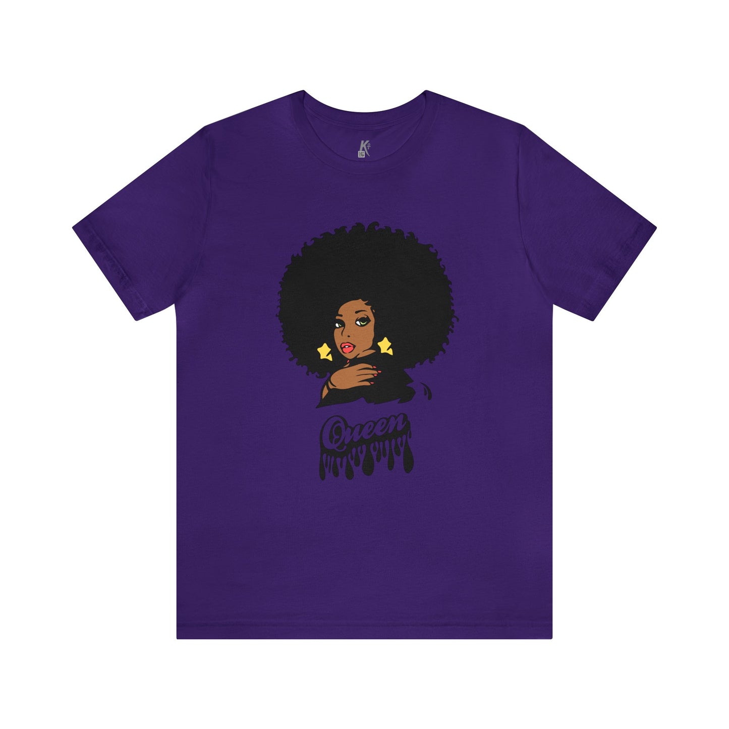Unisex Jersey Short Sleeve Tee: AFRO QUEEN