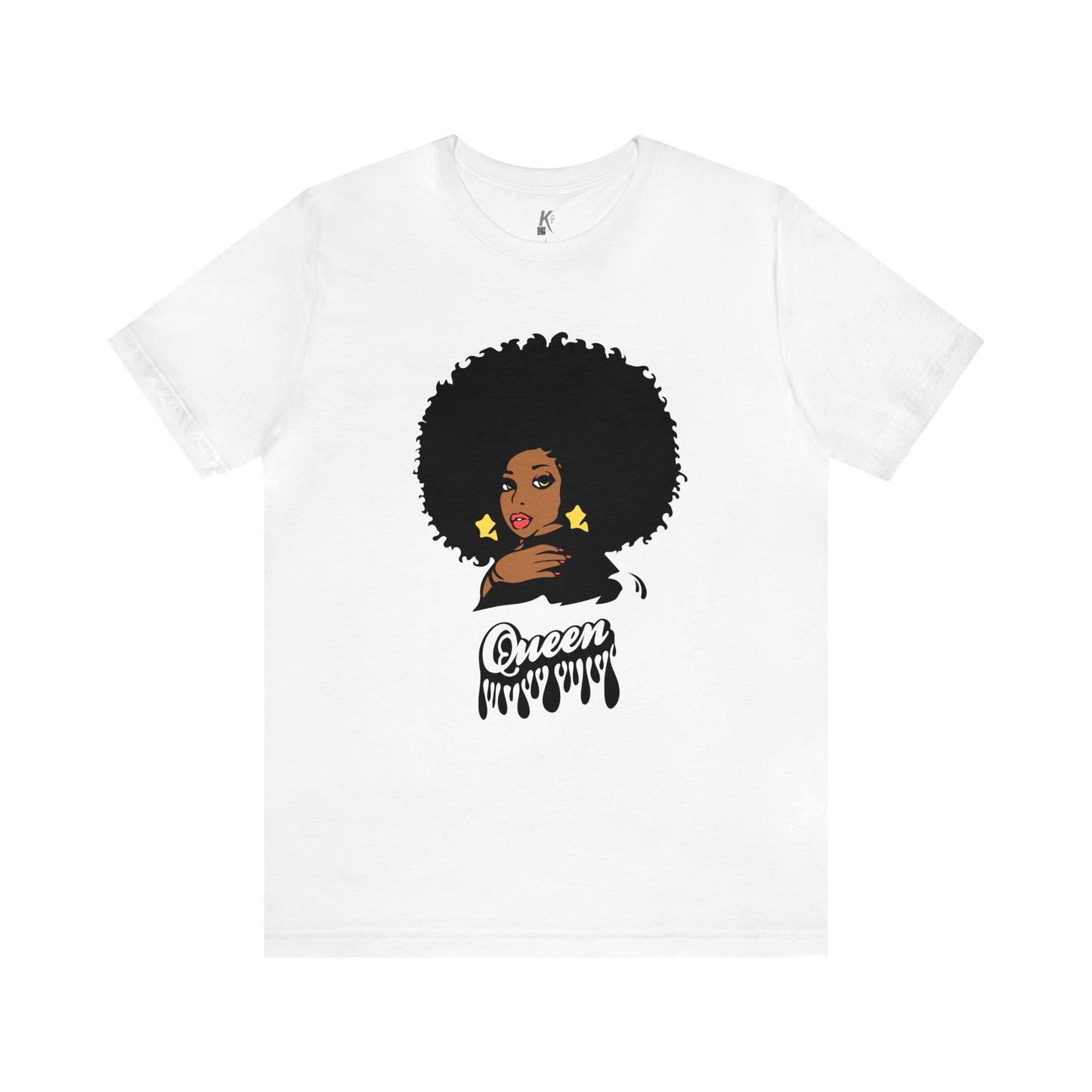 Unisex Jersey Short Sleeve Tee: AFRO QUEEN